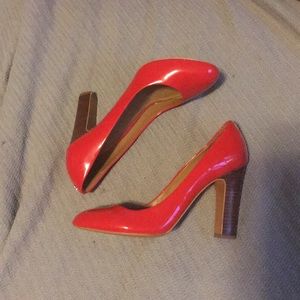 COACH Red Patent Leather Heels